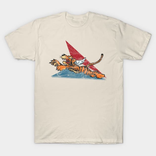 Flying Tigers AVG (distressed) T-Shirt by Doc Multiverse Designs